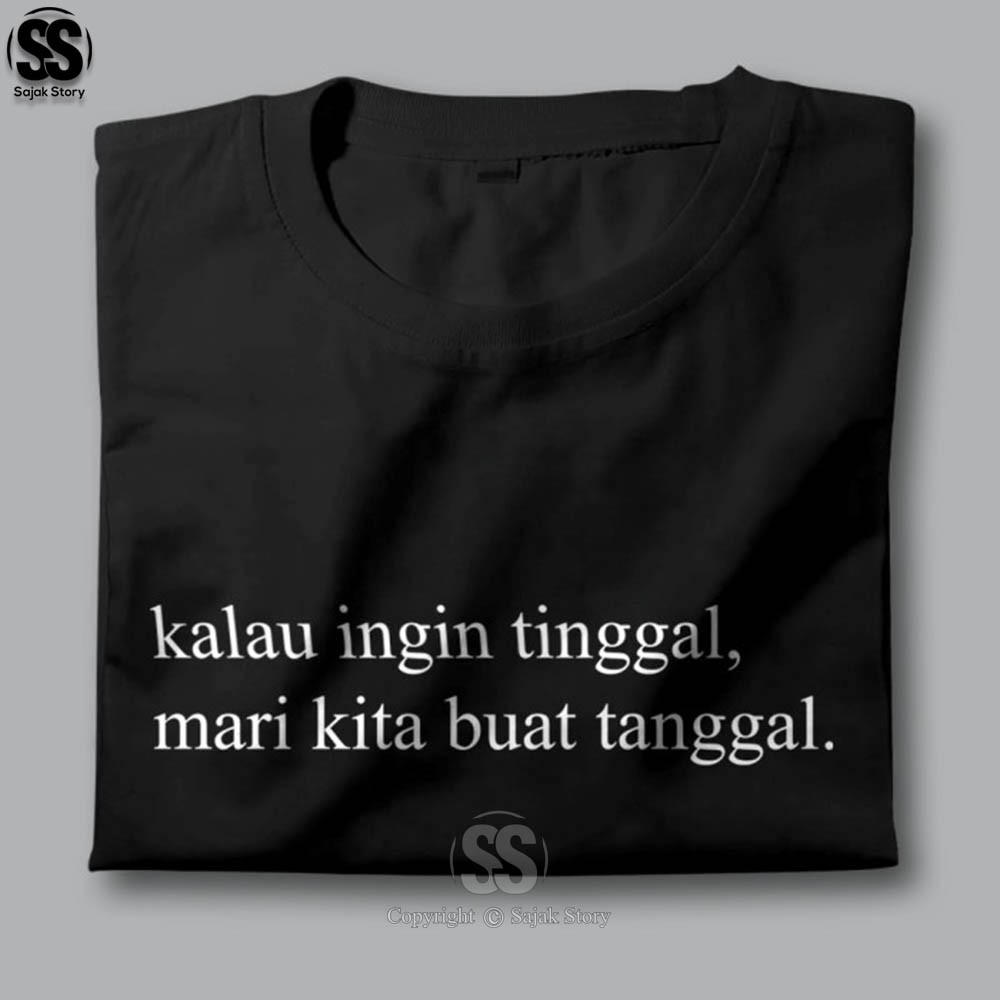 Kaos Kata Kata Ambyar Mari Buat Tanggal Premium Distro Baju Tulisan Lucu Tshirt Tumblr 3641 Shopee Indonesia