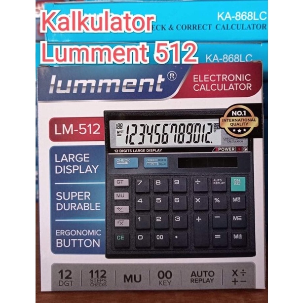 

Kalkulator lumment 512