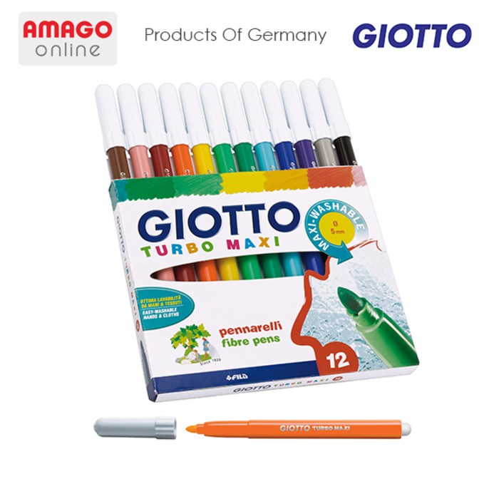 GIOTTO TURBO MAXI - 12 COLORS - 454000