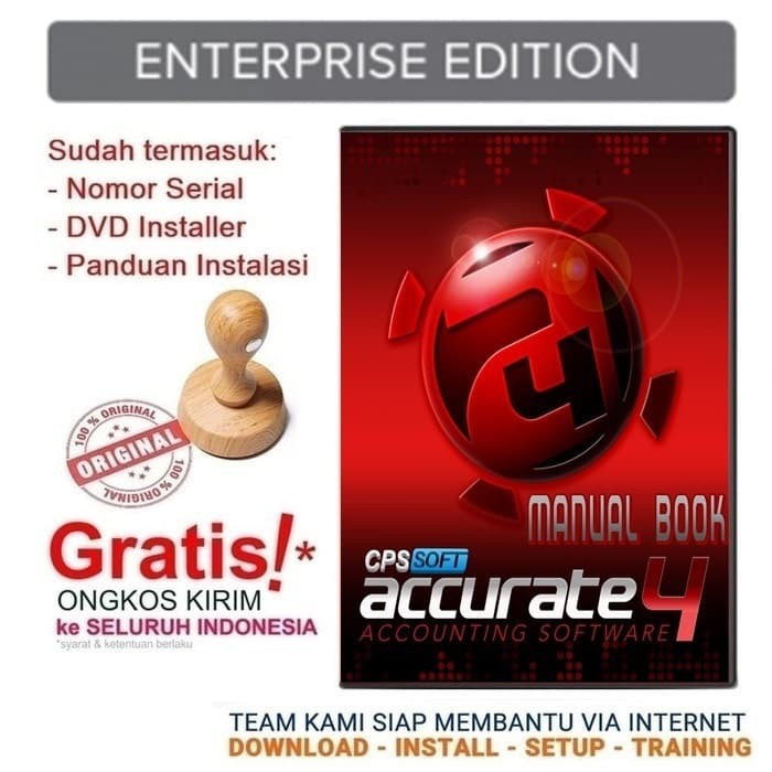 ACCURATE 4 Enterprise Software Akuntansi Accounting Terbaru Full