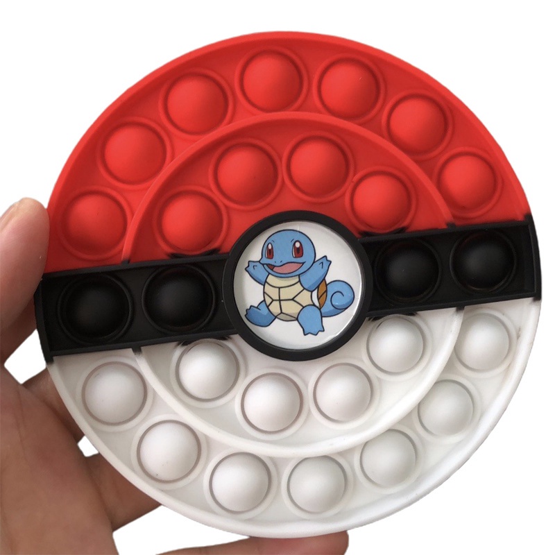 Jual Pokemon Pop it Fidget Toys Rainbow 