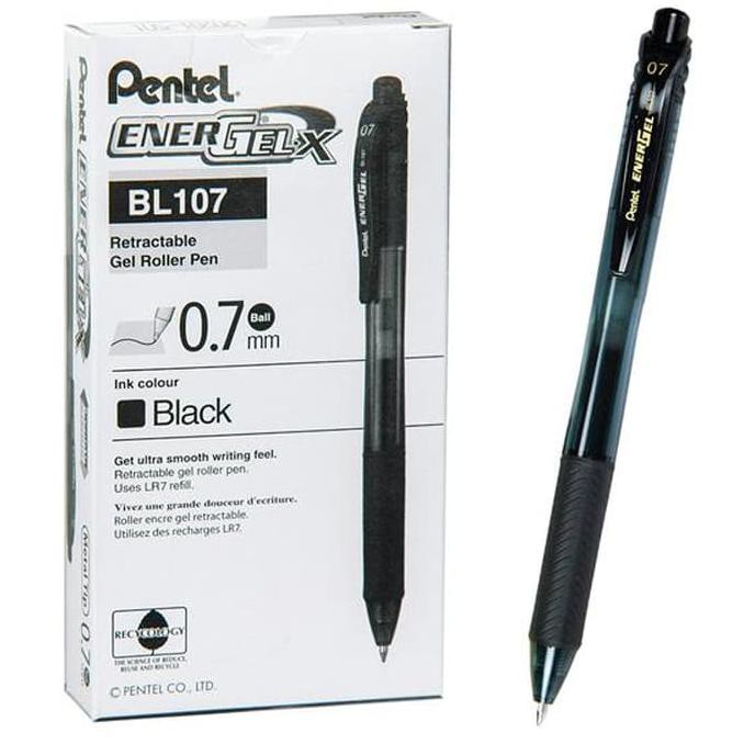 

Termurah Ballpoint Gel Pentel Energel-X Bl107 0,7 Hitam Offic
