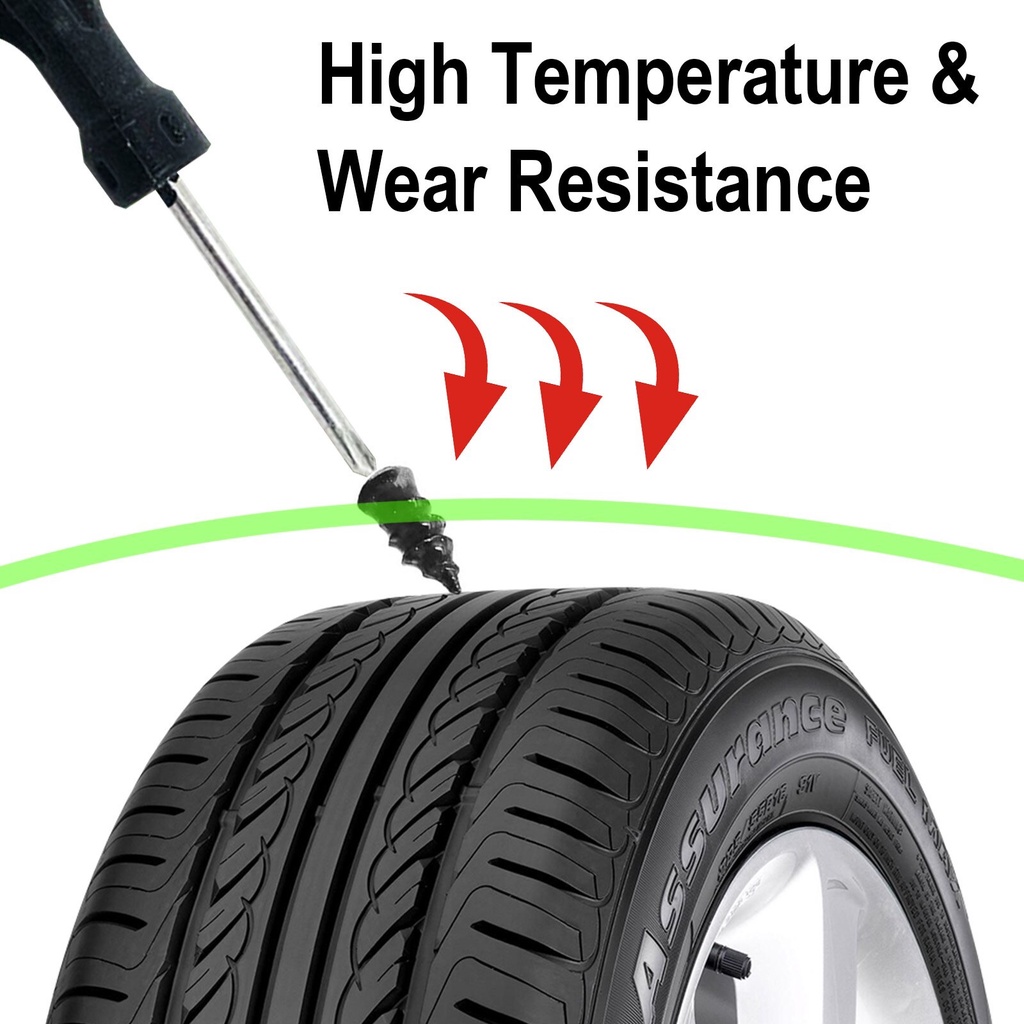 SKRUP PAKU TAMBAL BAN tubles Vacuum Tyre Tire Nail Repair Tubeless Rubber Nails LEM TUBBLES