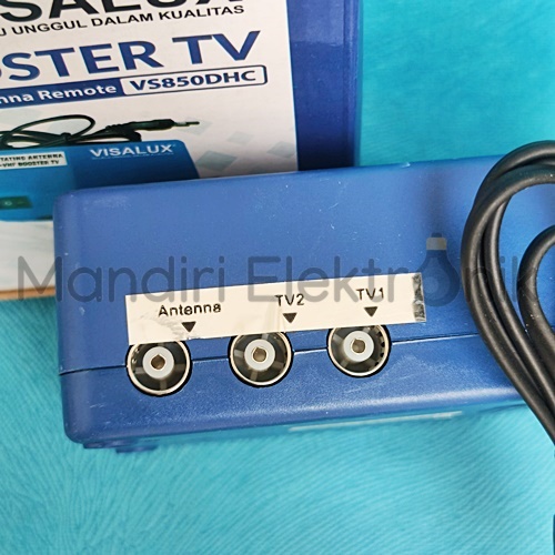 Booster TV Remote VISALUX VS850DHC - Power Supply Penguat Sinyal TV Visalux Booster Antena Remot