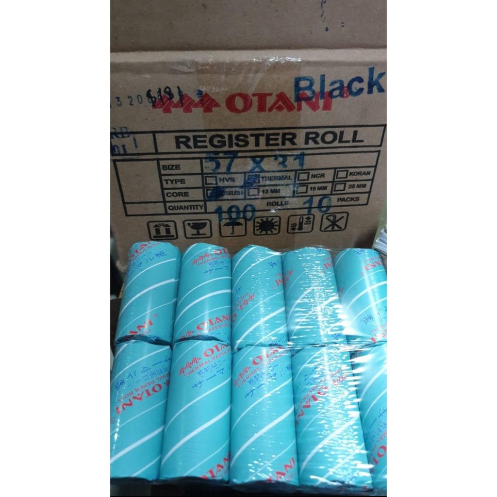 

(ORIGINAL) Kertas Struk Termal Otani POS Thermal Paper Roll 57x31 / 57*31 merek Otani per 10 roll