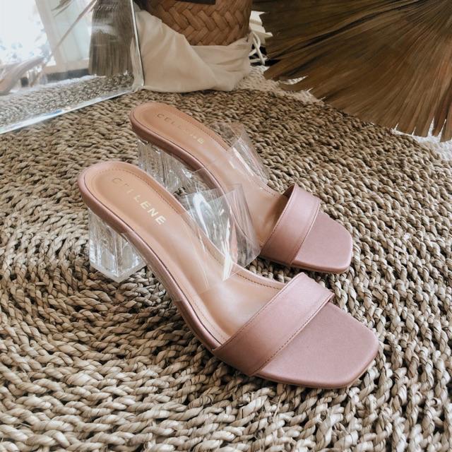 Cellene • Janeth Clear Heels 37-42-Rosegold