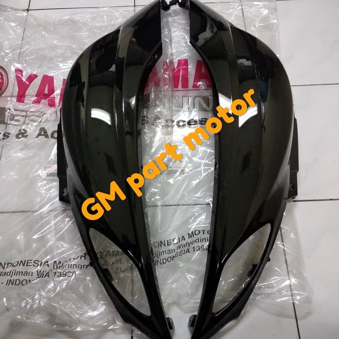 Cover body belakang body belakang Fino fi 125 hitam harga sepasang YGP