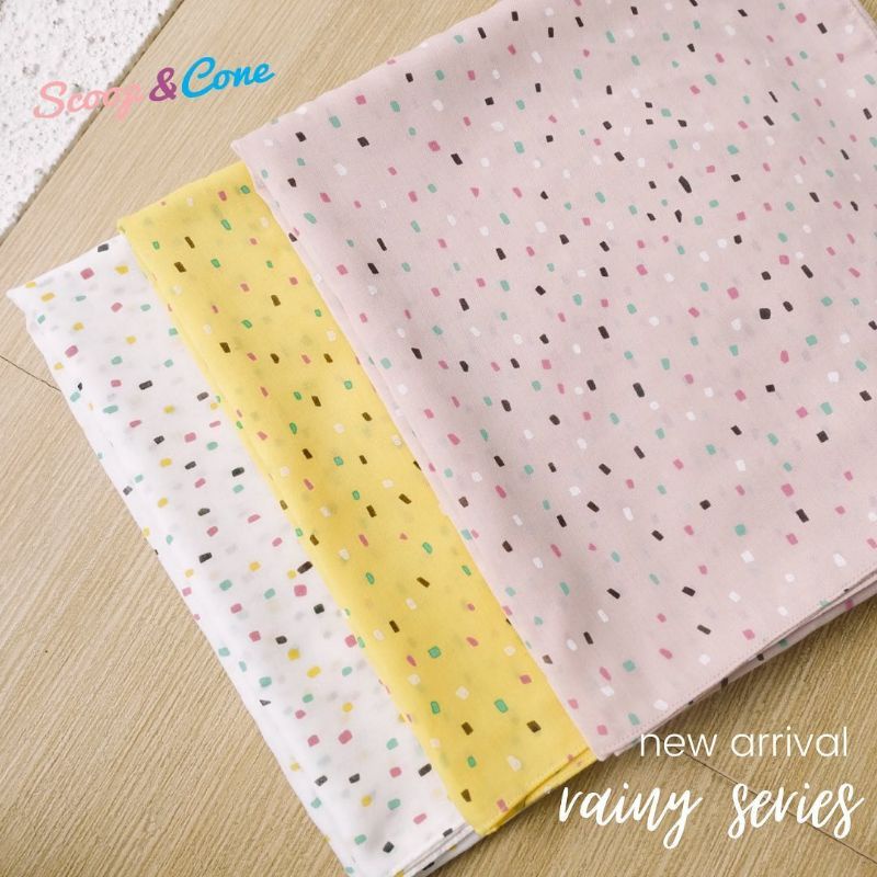 SCOOP AND CONE BY MONEL RAINY SERIES | KERUDUNG VOAL SEGI EMPAT HIJAB