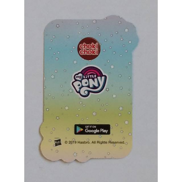 Kartu Game card My Little Pony Choki Choki (Random)