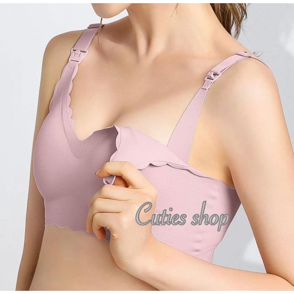 NURSING BRA JAPANESE STYLE, SEAMLESS, BAHAN ICE SILK-7