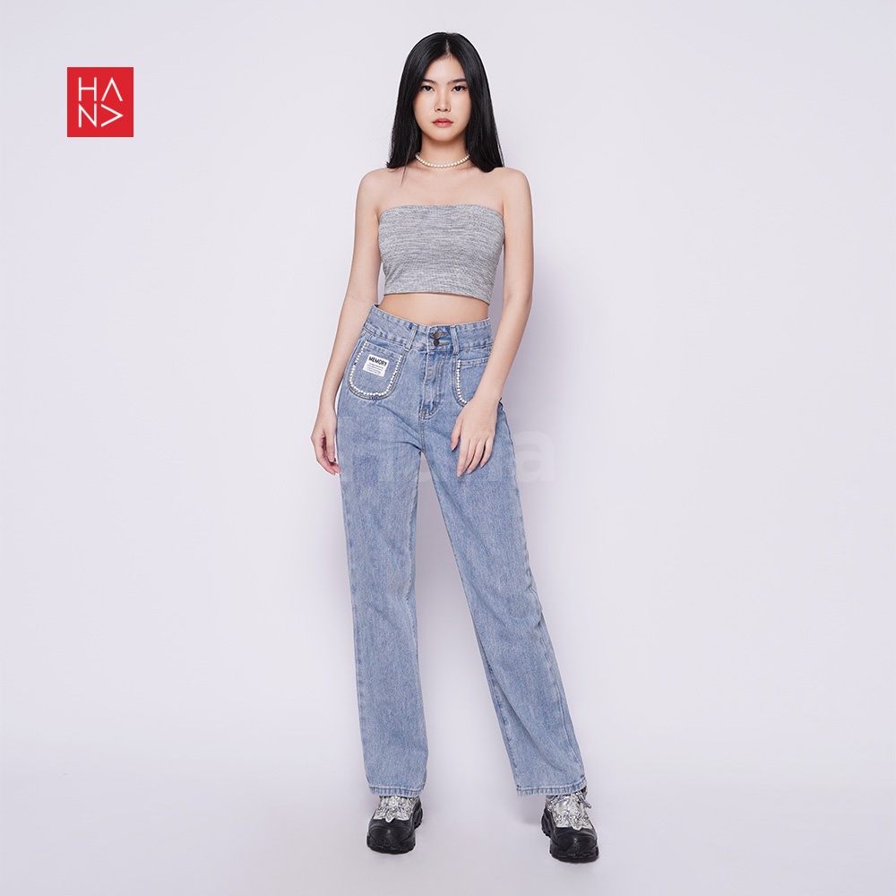 HanaFashion JKT - Lita Kemben Wanita Murah Tube Top Crop - TT210