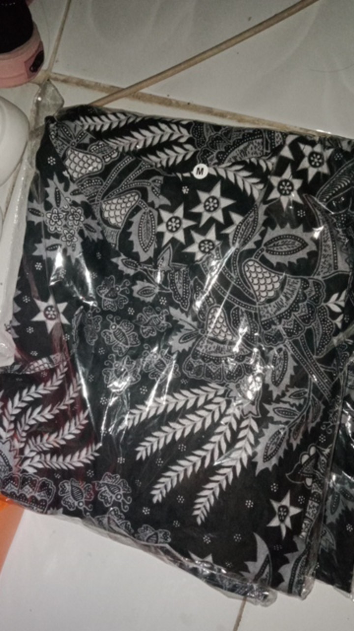 Batik Couple Keluarga Sania Ruffle Ori Ndoro Jowi Dnt Motif Manggar Abu