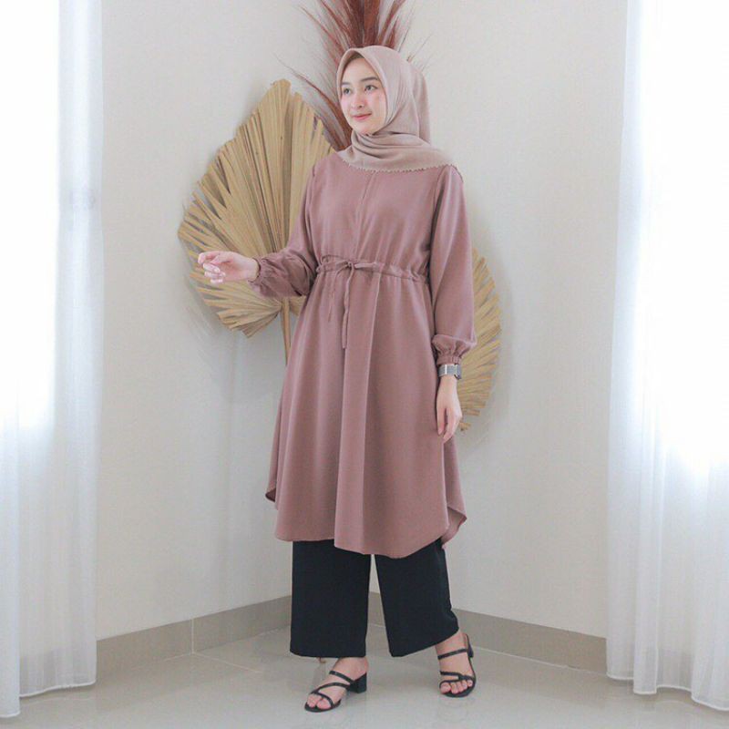 Cod Termurah Tunik Remaja Modern Terbaru 2021 Baju Tunik Atasan Wanita Terlaris Size L Xl Odeliade Shopee Indonesia