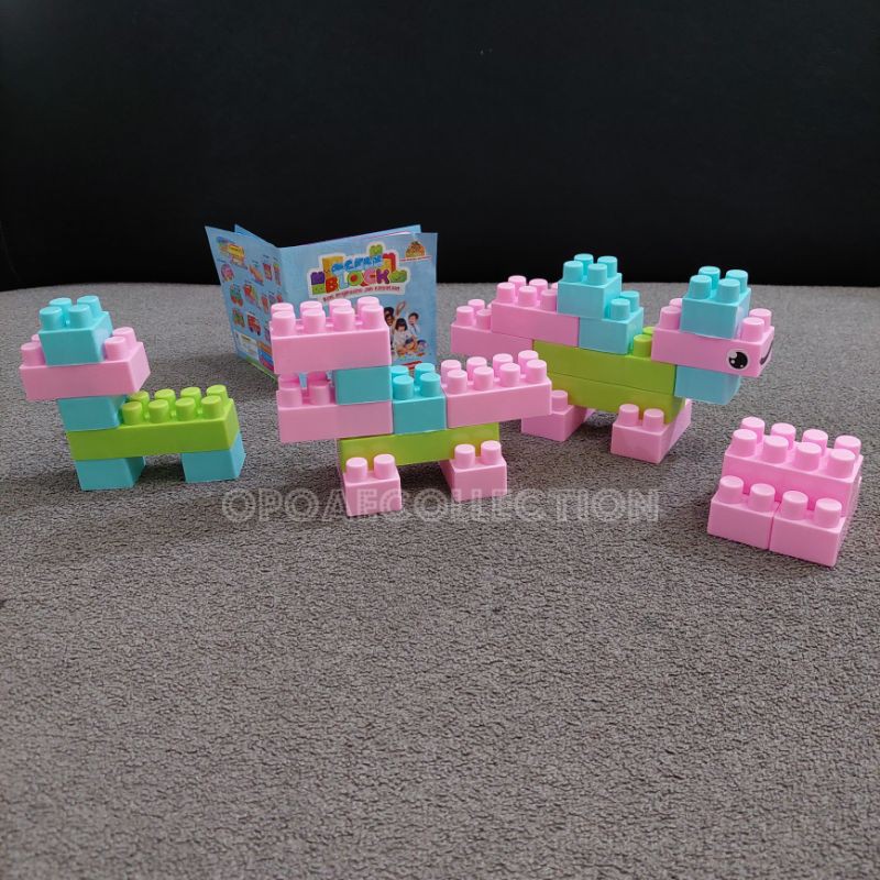 Lego Block Susun Building Balok Kreatif Block besar - Isi 28 Pcs-3