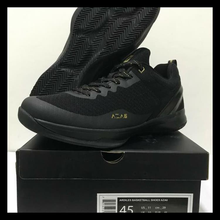 100% BERKUALITAS SEPATU DBL ARDILES AZA 6 SEPATU OLAHRAGA BASKET ORIGINAL - HITAM, 41 100% TERMURAH