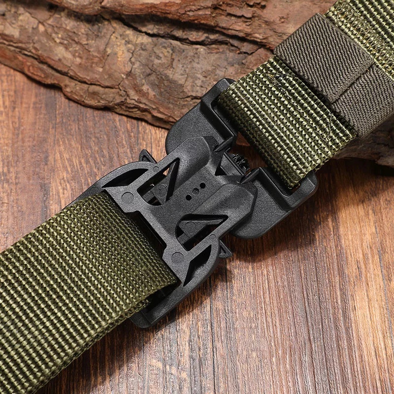 Ikat Pinggang Nylon Military Tactical Canvas Ikat Pinggang Pria Fashion Pria Sabuk Magnet T3HQJ