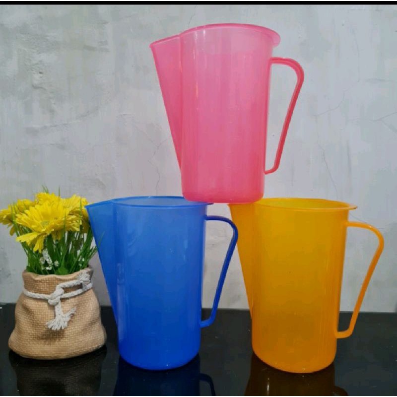 Gelas Ukur 1000ml Warna / Gelas Takar Plastik