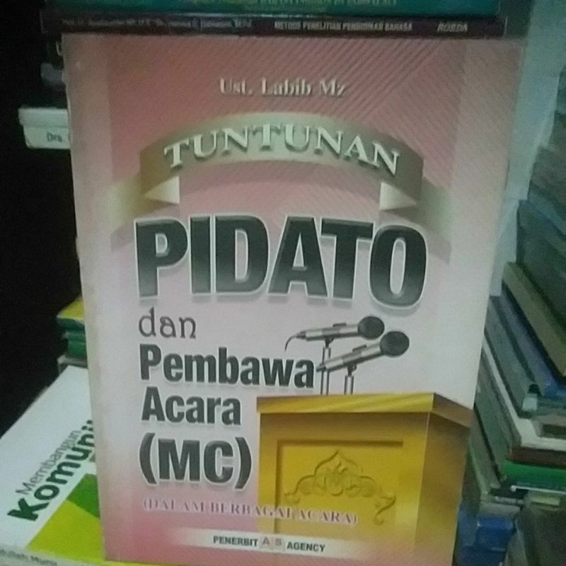 tuntutan pidato dan pembawa acara(MC)