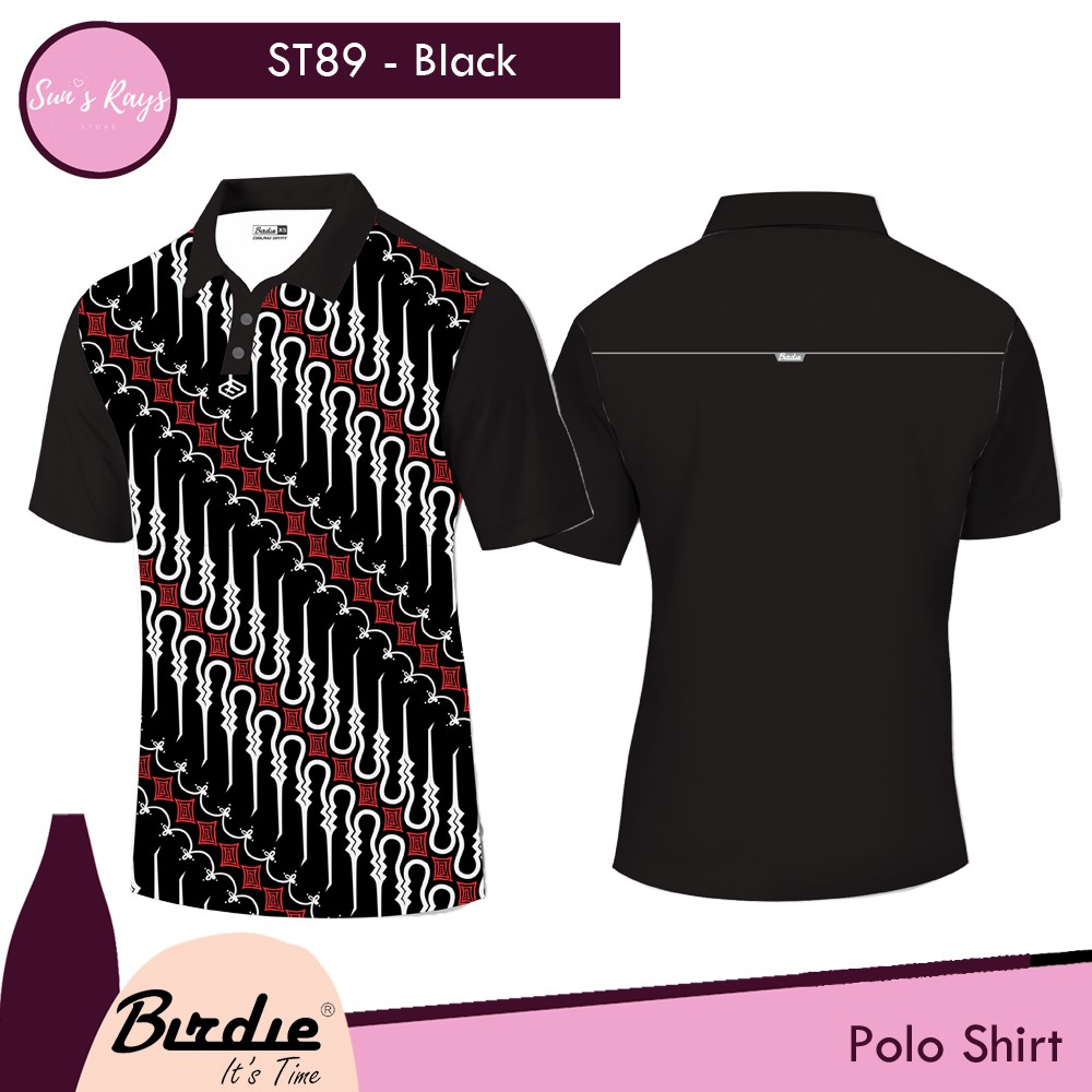 BIRDIE Sublime ST88 Golf Shirt Male Kaos Golf Polo Pria Kaos Olahraga