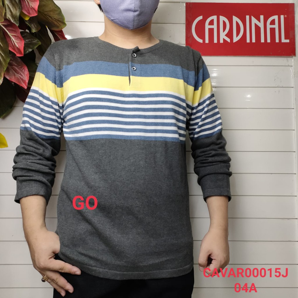 gof CSJC CARDINAL SWEATER JEANS Sweater Cowok Lengan Panjang