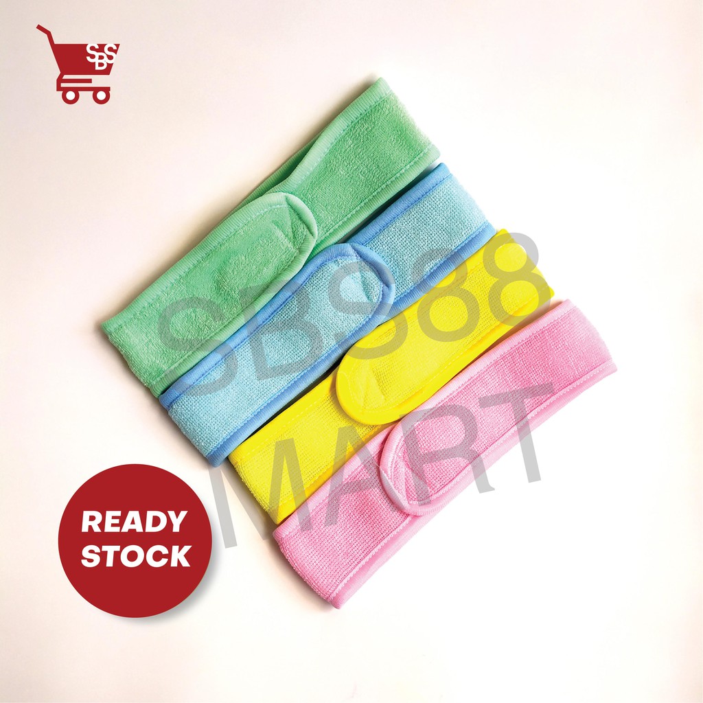 BANDANA MANDI - Handuk Facial / Bandana Facial / Bandana Kain - FACIAL HEADBAND | BISA PILIH WARNA