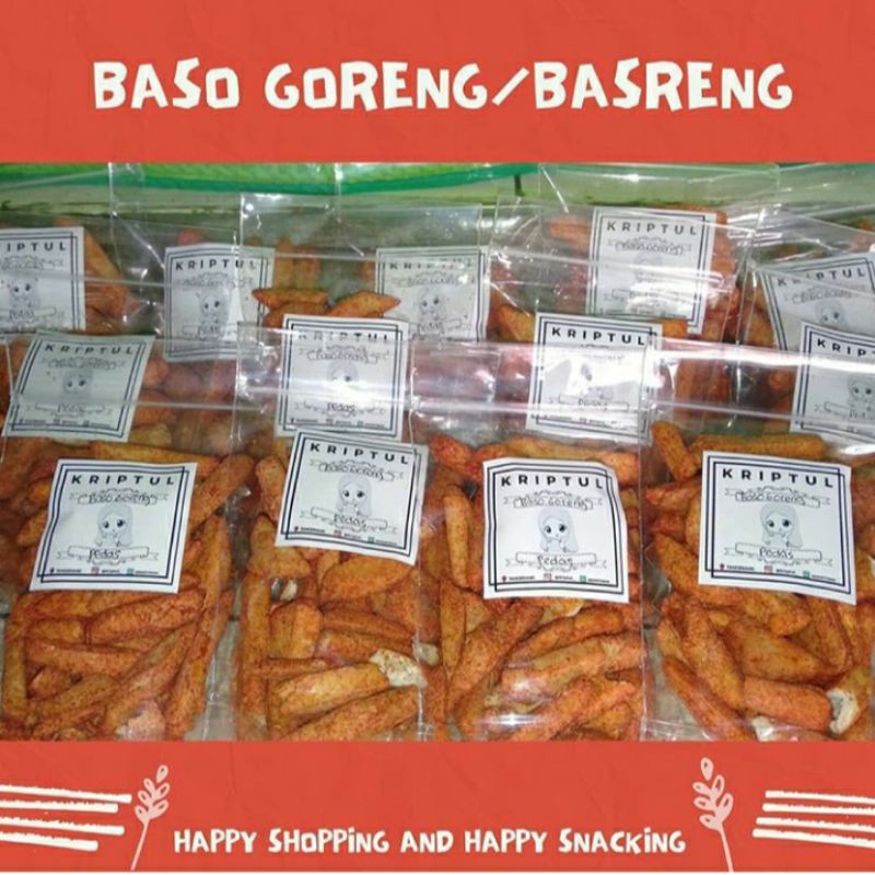 

Baso Goreng(Basreng) Cemilan Murah Meriah.