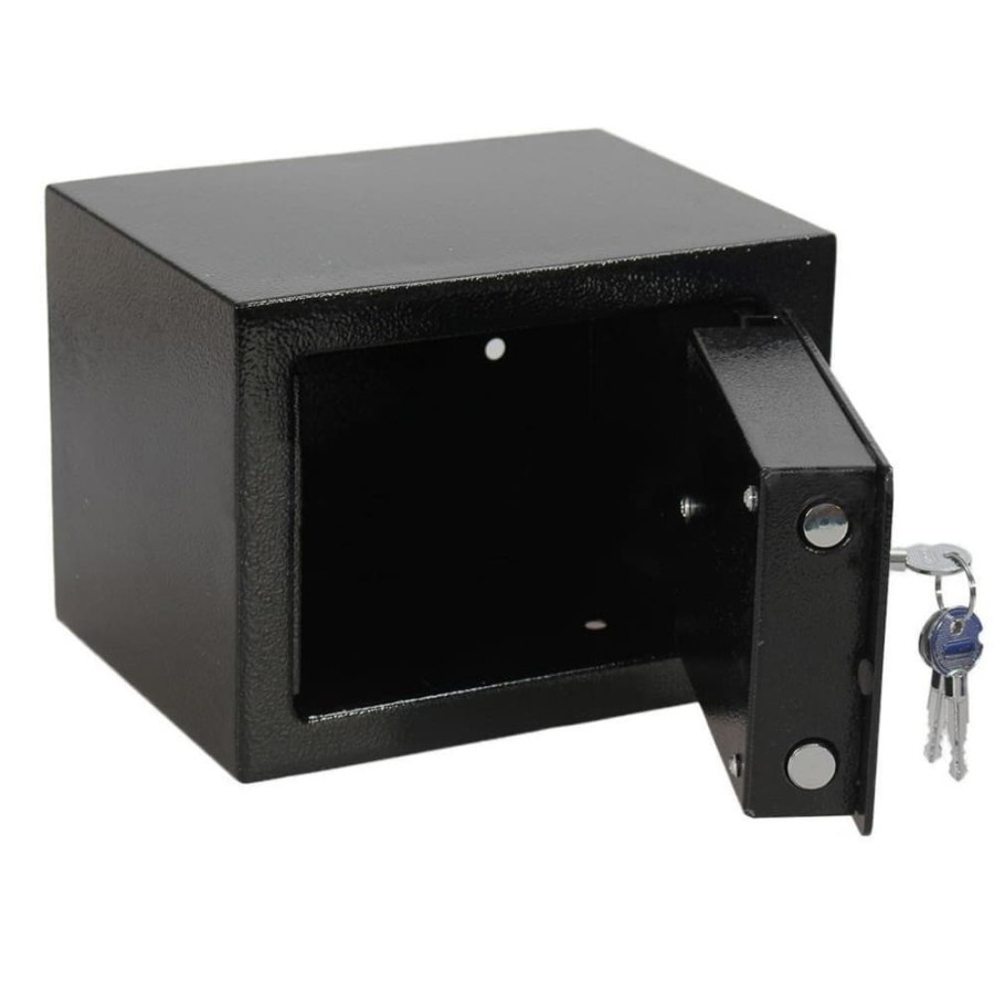 Kotak Brankas Hotel Mini Home Safe Deposit Box - 17E - Black