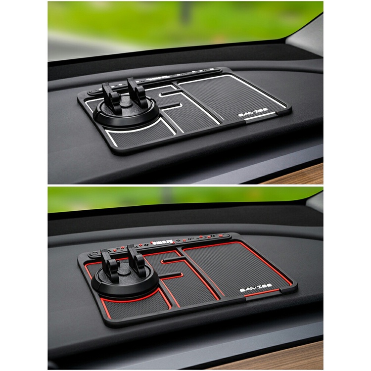 Alas Hp Multifungsi Anti Slip Bahan Silikon Untuk Dashboard Mobil