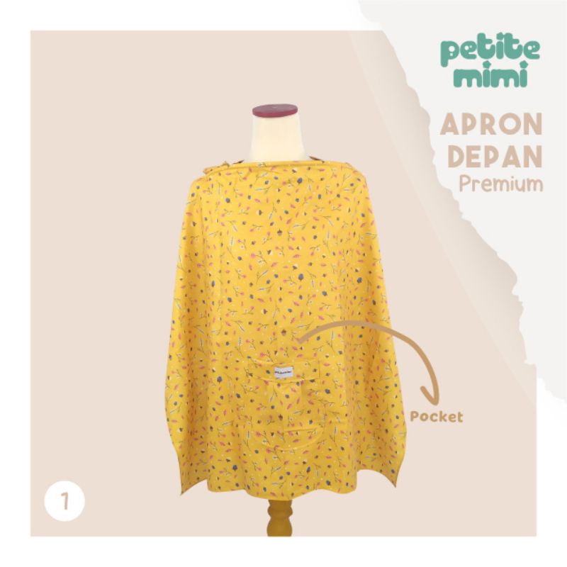 PETITE MIMI Apron Premium Celemek Menyusui Nursing Cover