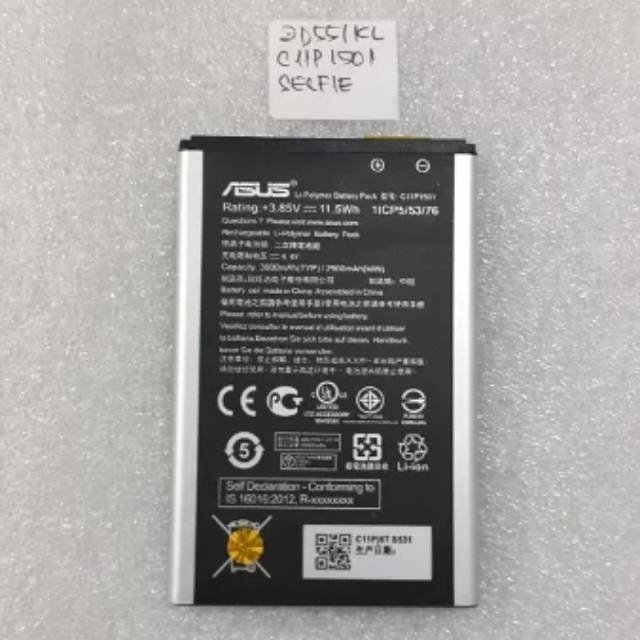 Battery Asus Selfie ZD551KL C11P1501 ORI