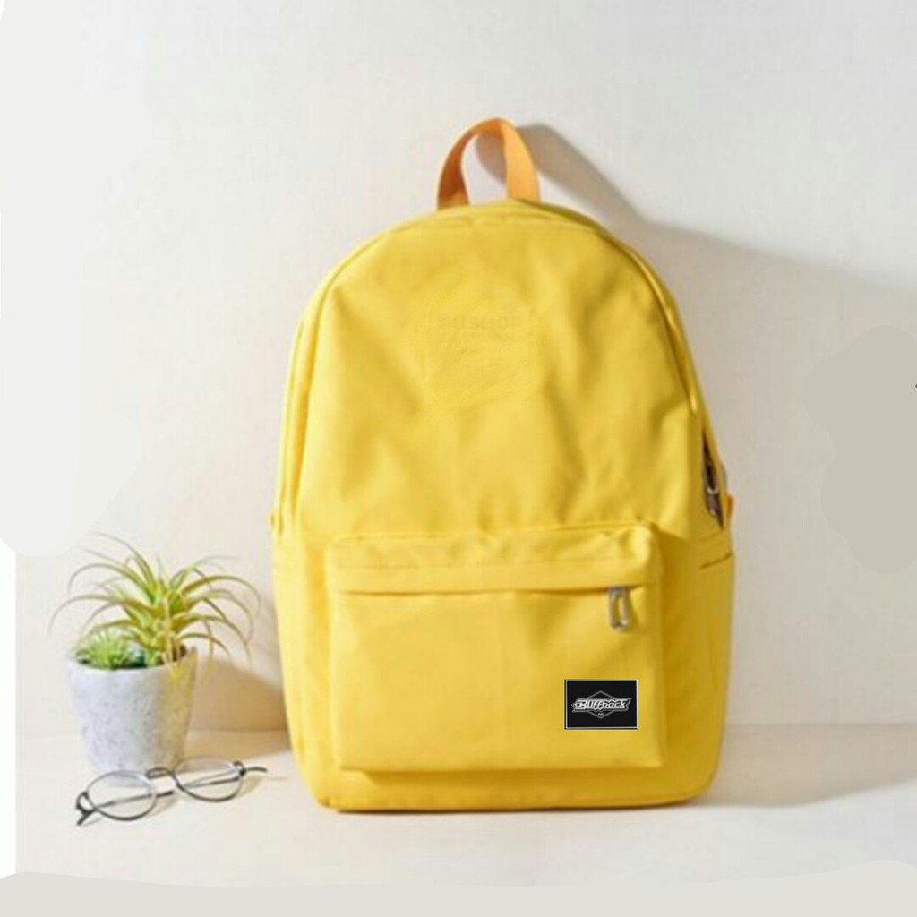 Tas Backpack Ransel Sekolah Stylish Polos Murah