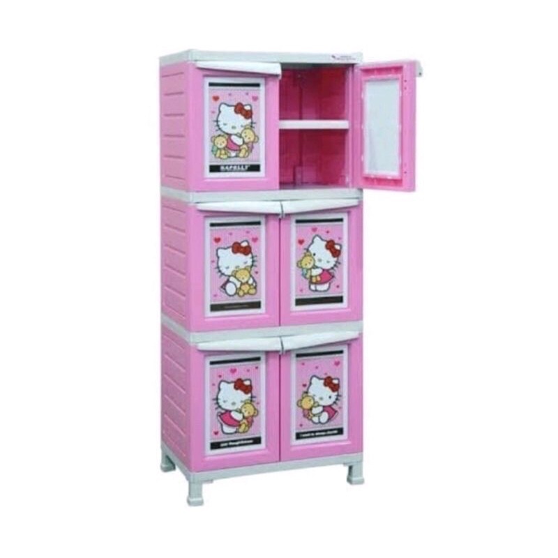 Lemari Plastik Napolly Hello Kitty Via Gosend