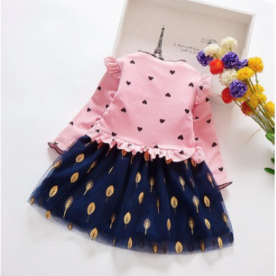 Plazababku DRESS IMPORT LOVE BOLTZ PJG EBV Baju Dress Anak Perempuan Import