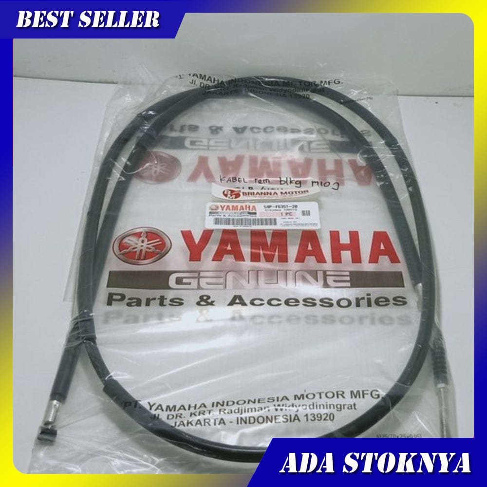 KABEL REM BELAKANG YAMAHA MIO J - MIO GT - X RIDE YAMAHA KODE 54P Original Asli