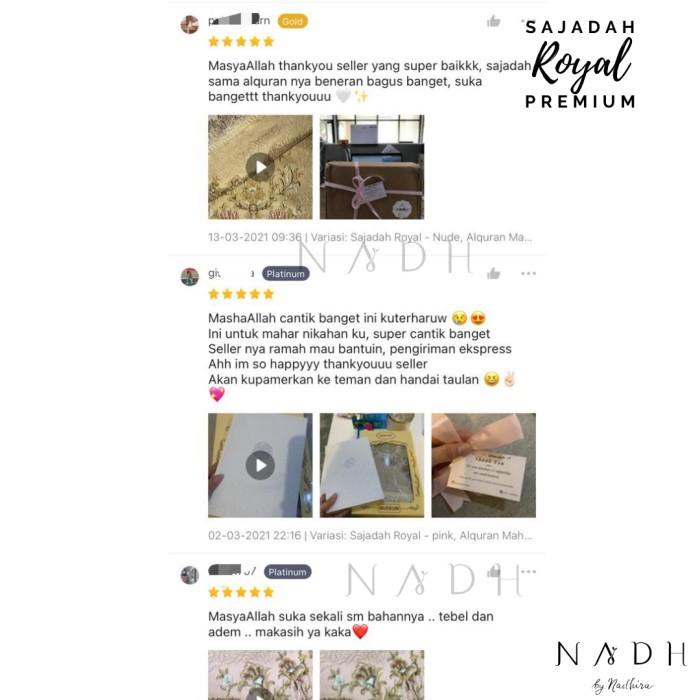sajadah mahar premium NADH sajadah turki bordir