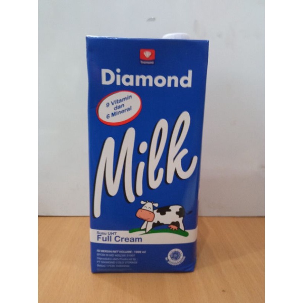 

SUSU DIAMOND UHT FULL CREAM 1000ML / SUSU UHT / SUSU DIAMOND