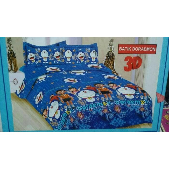 ^^ harga murahh ^^ Sprei Bonita Uk. 180 x 200 Motif Batik Doraemon |original|promo|