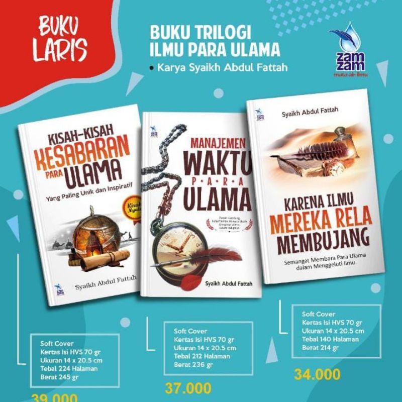 

BUKU TRILOGI ILMU PARA ULAMA