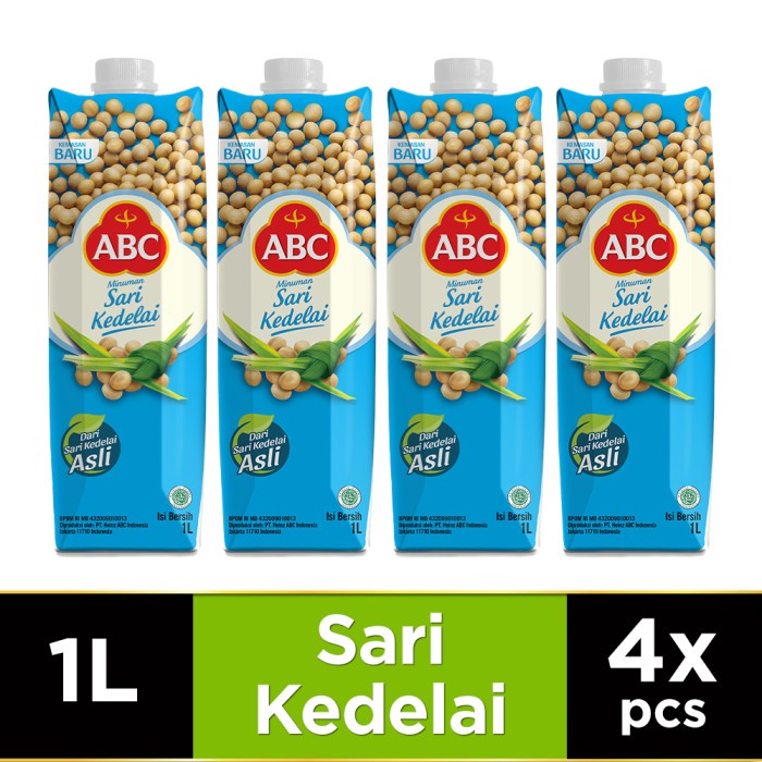 

b2011bb Abc Sari Kedelai 1 L - Multipack 4 Pcs Xa201As