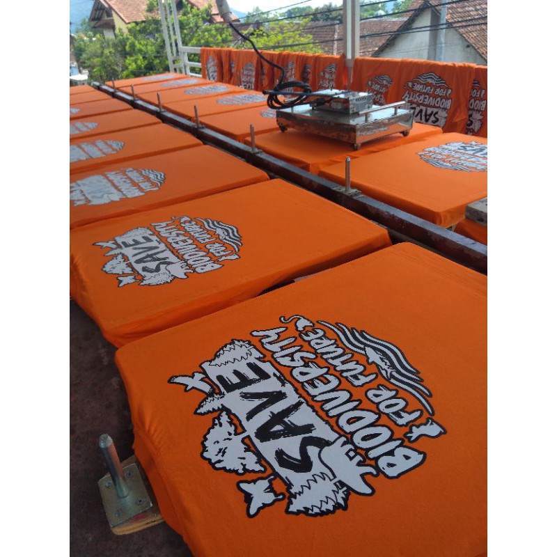 sablon kaos custom satuan,lusinan(sablon plastisol)