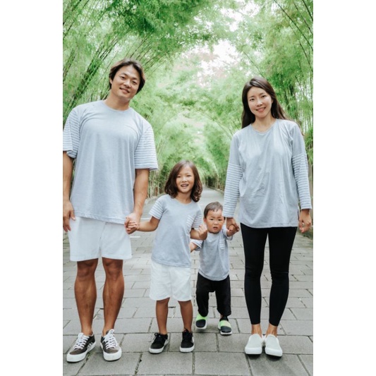 TUKUBUU - Mixi Misty Family Set / Kaos Busui Colorblock / Kaos Anak Colorblock