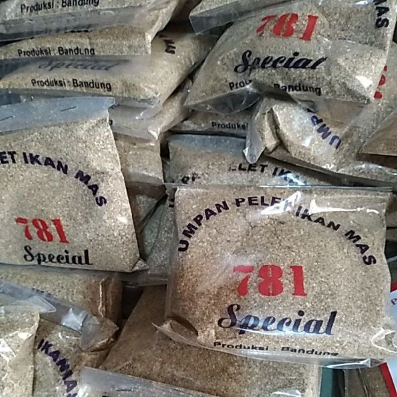 umpan pelet ikan mas 781 special