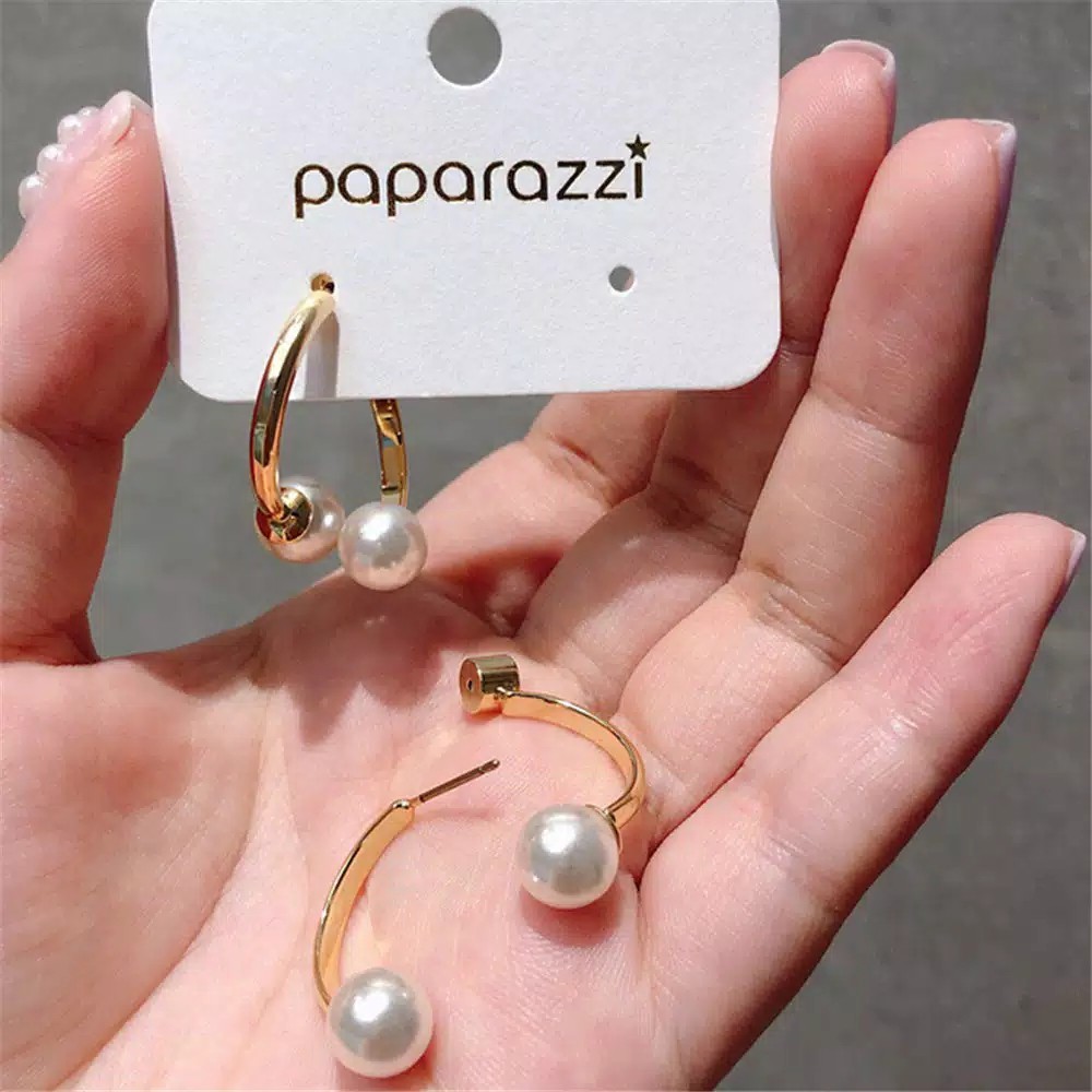 Anting Tusuk Model Mutiara Simpel Gaya Korea Untuk Wanita Modern