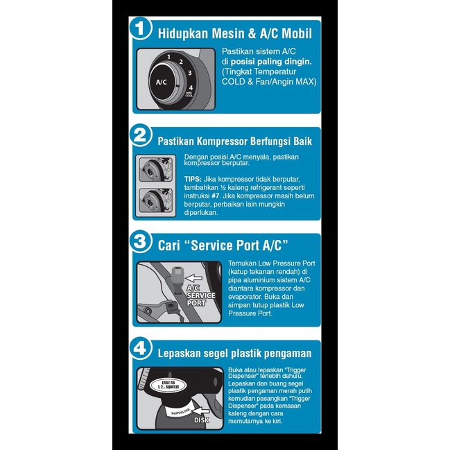 Baru Stp [Bundle] A/C Ac Pro Freon R-134A Super Pack 3 Refill + Pro Gun