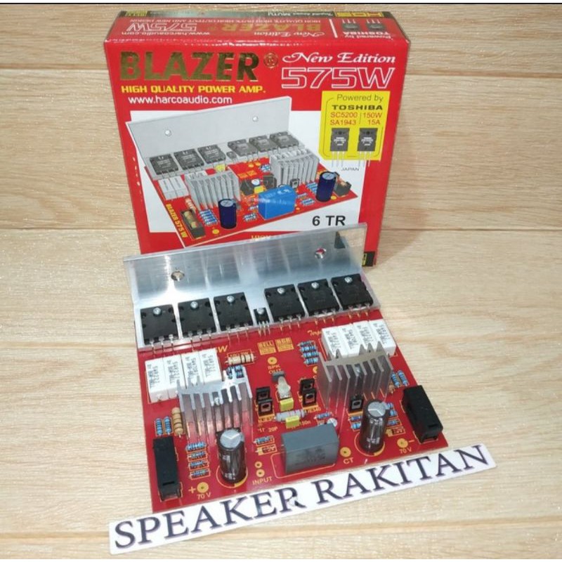Kit Power Amplifier Blazer 575Watt New Edition
