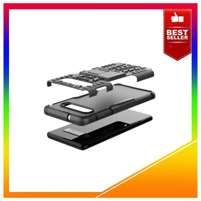 Acc Hp Samsung S10 Plus S10+ Case Dazzle Case Rugged Armor Kick Stand Spigen