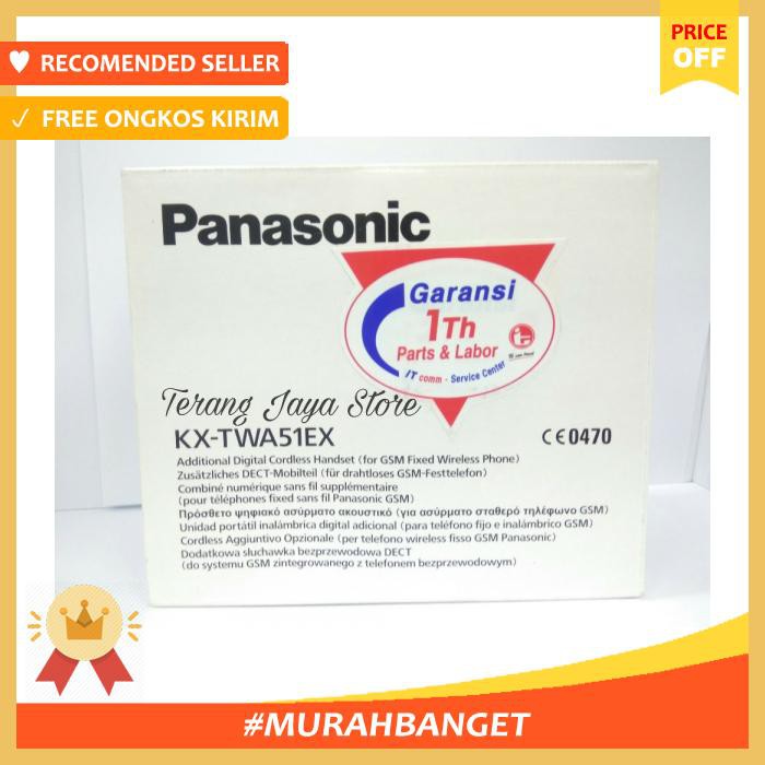 Wireless Panasonic Twa51 Buat Tambahan Handset Gsm Tw501 .1 Handset