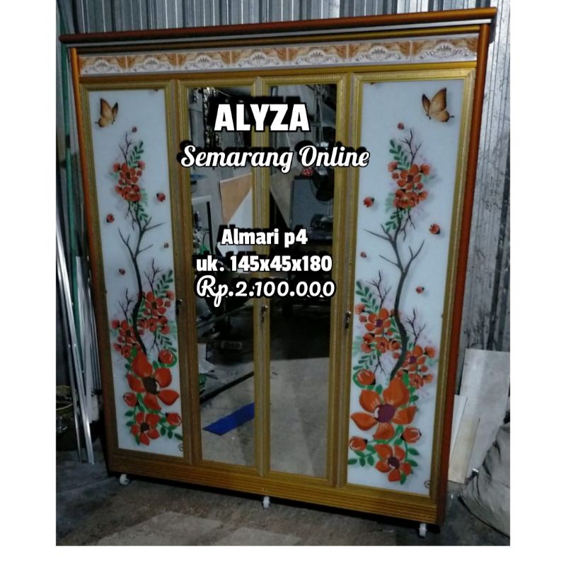 Nota Almari pakaian aluminium p4 Semarang