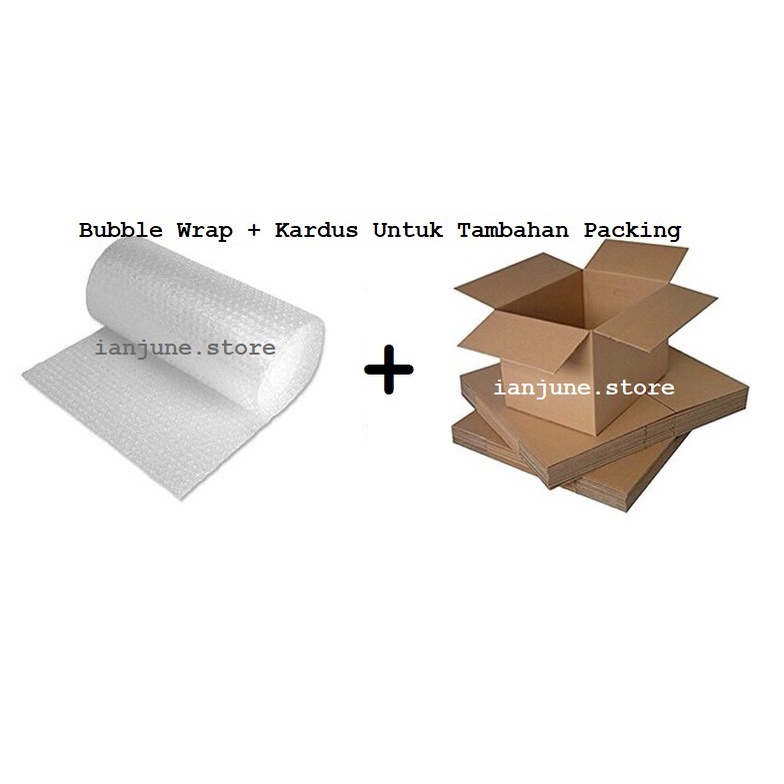 

Bubble Wrap dan/atau Kardus untuk Packing Lebih Aman (Optional)