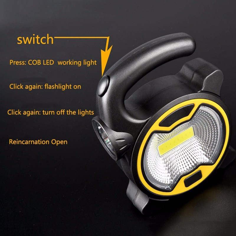 (Outdoor) (Senter Led Darurat Sangat Terang Untuk Hiking / Camping / Survival